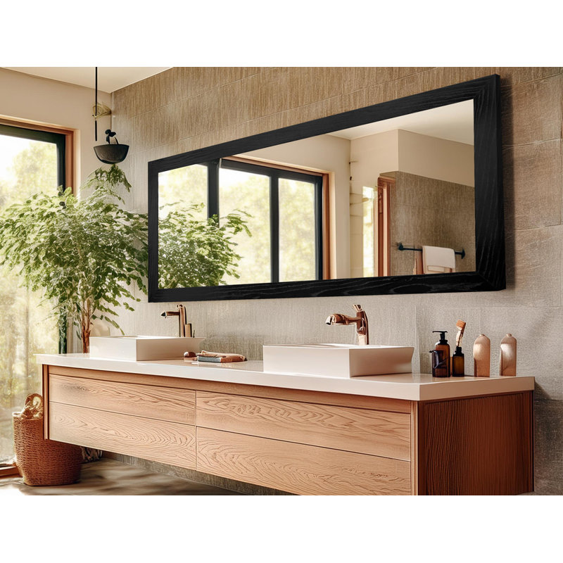 Miroir Ebark Designs Ebark, 66 po x 33 po, Noir