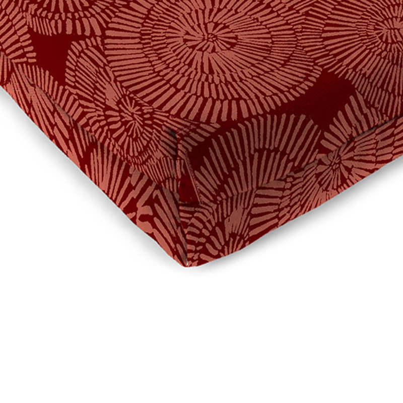 19" x 17" Outdoor Seat Cushion with Ties (Set of 2)