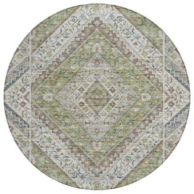 Tapis géométrique Husby ACN2195 intérieur / extérieur lavable à la machine