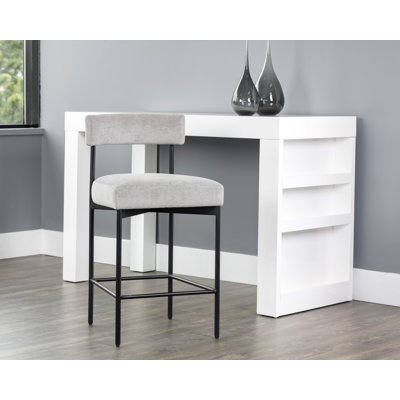 Tabouret de comptoir Seneca - noir - pierre club polo