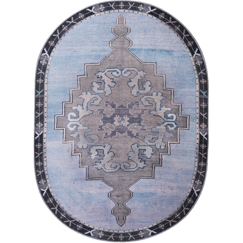 Oppie Oriental Indoor Rug, Oval 7'6" x 10'6"