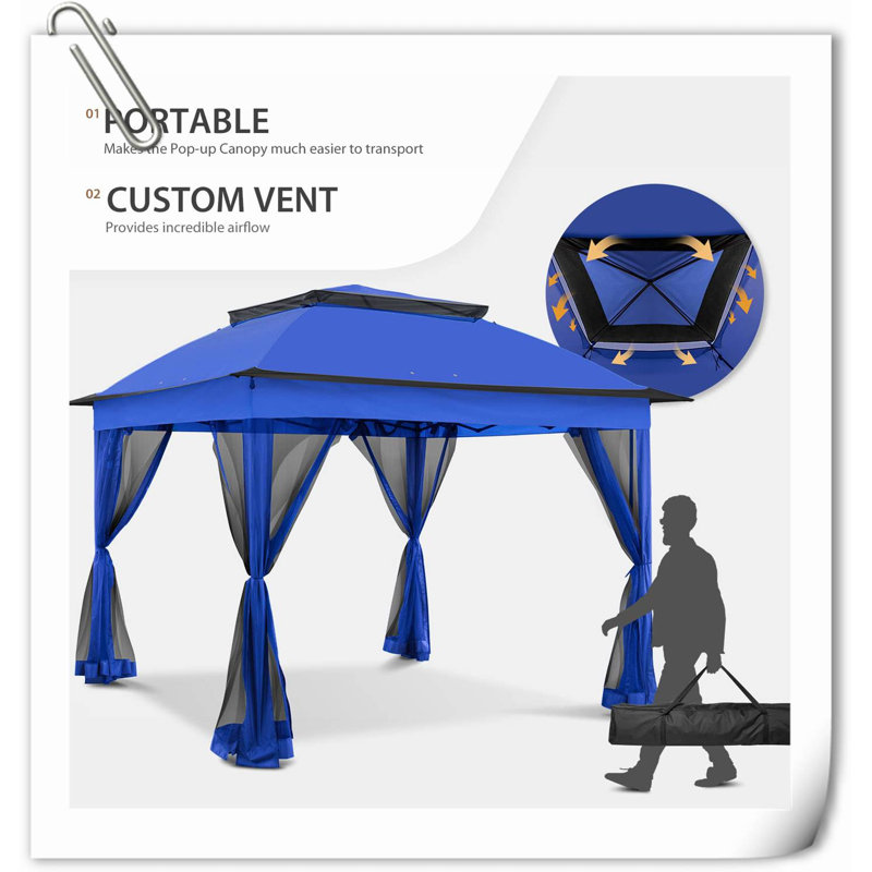 Tente pour 11 personnes, Bleu foncé