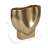 Erso Gold Abyss Arrow Shaped Metal Vase-1409942541