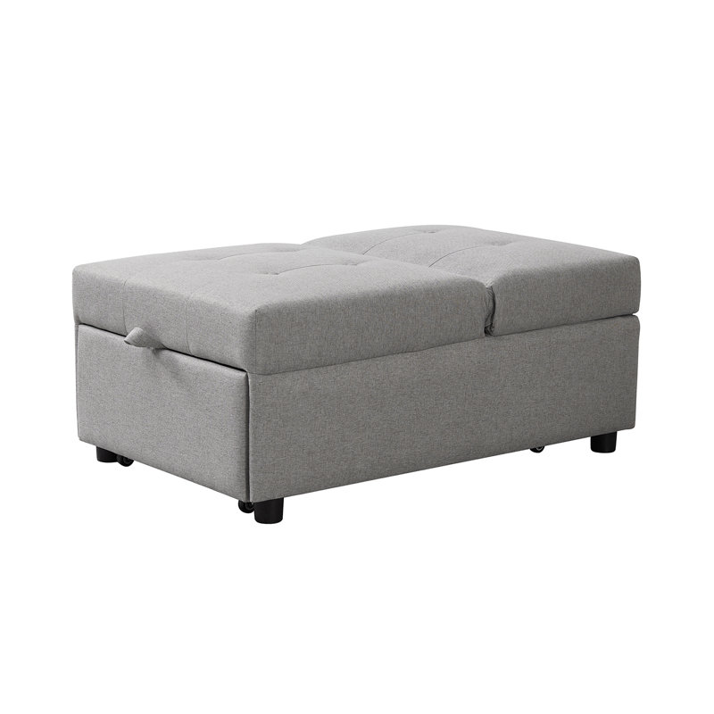 Fauteuil convertible Mykita, Mélange de coton gris