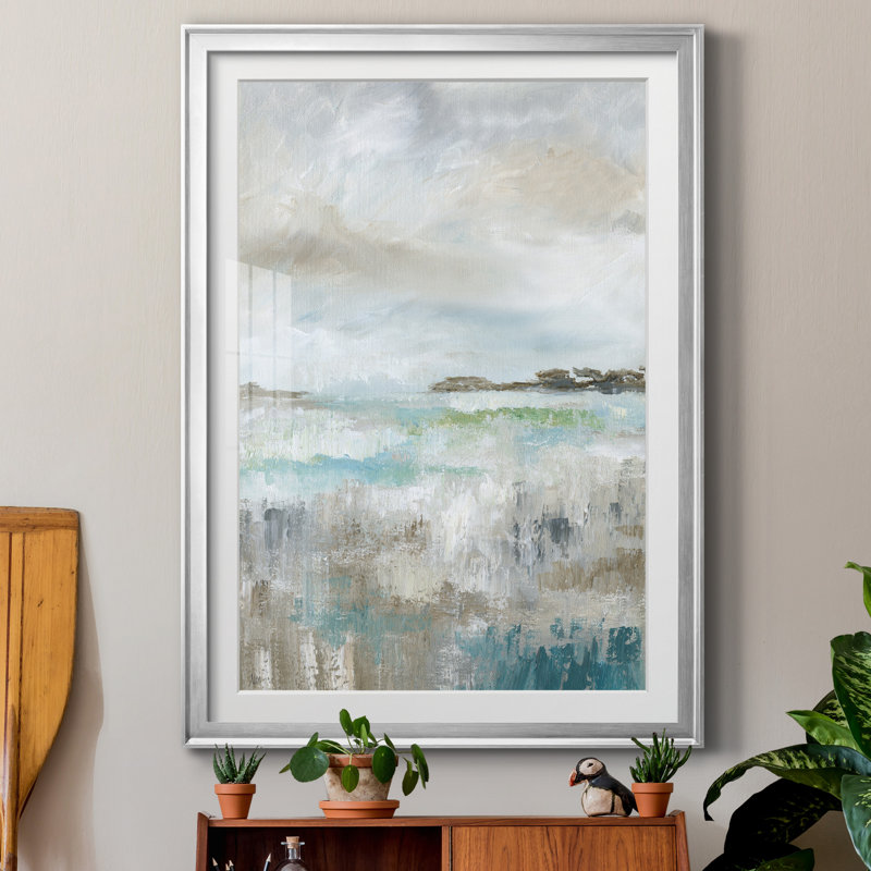 Nan par J Paul - peinture sur toile encadrée, H 22,5 po x l 30,5 po x P 1,5 po, Silver Framed, Non
