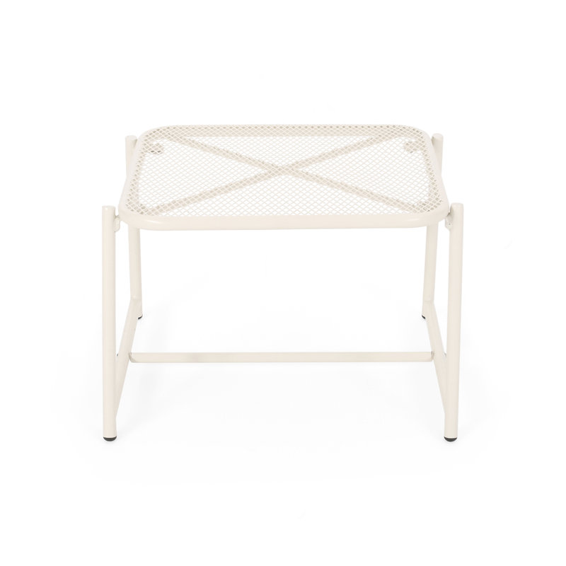 TABLE D'APPOINT H 13 "KINCAID, Blanc mat