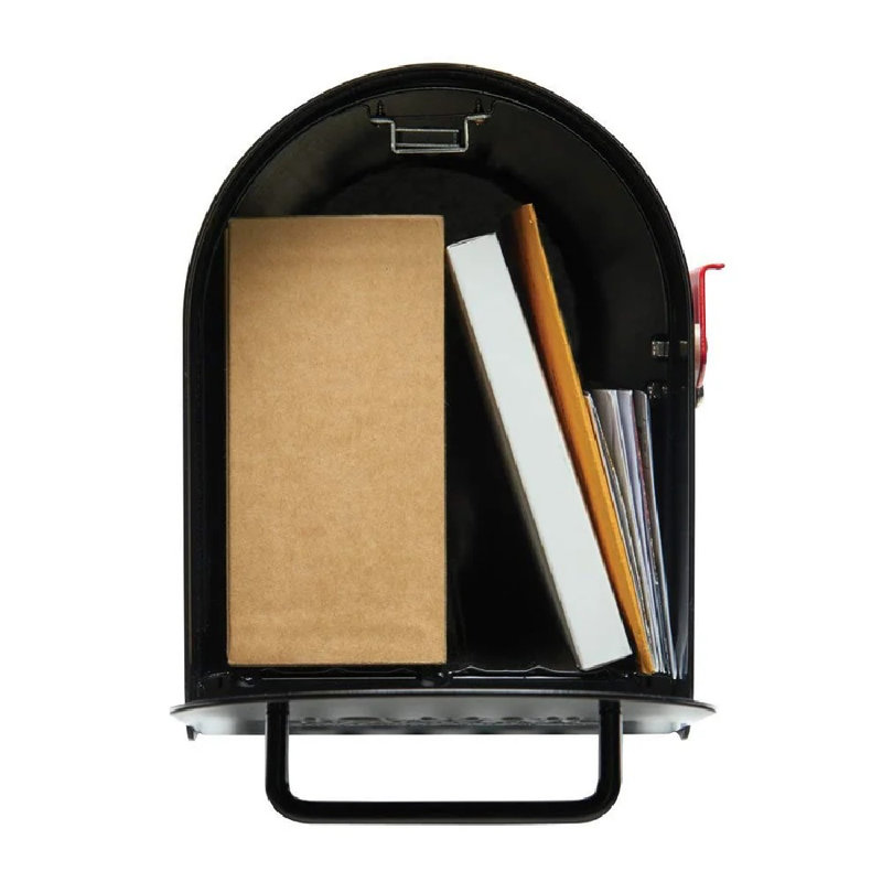 Architectural Mailboxes Ironside Large, Steel, Post Mount Mailbox ...