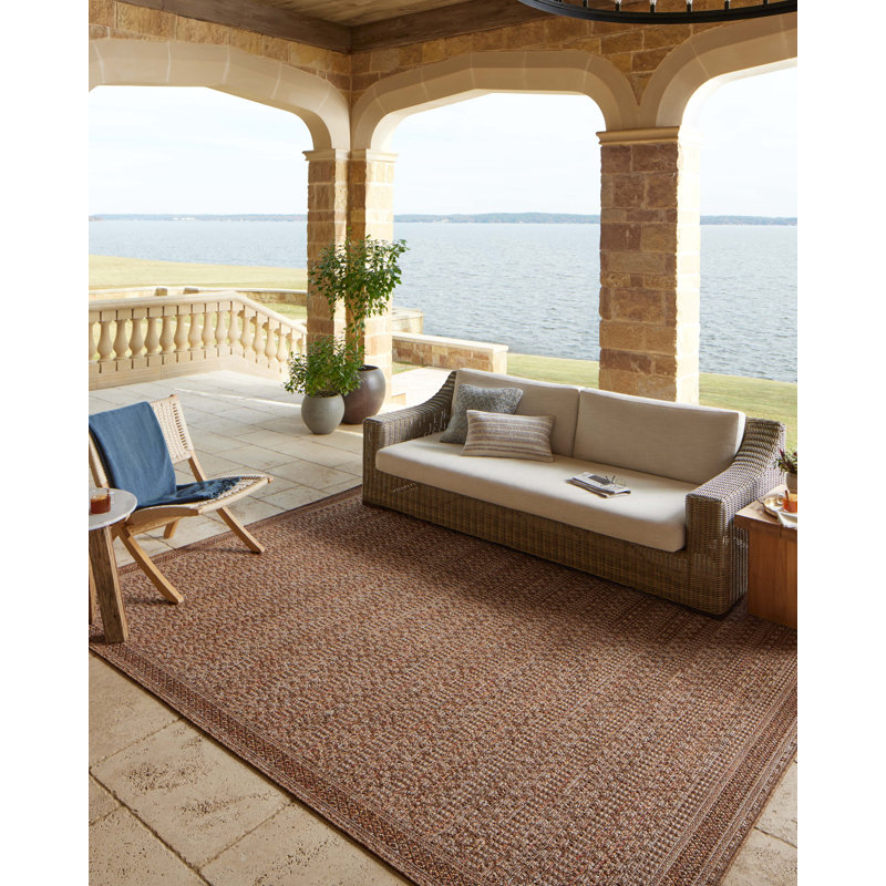 Tapis naturel / fiancé Kanessa, Rond 7 pi 8 po