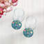 Jewel White Vegan Leather Round Coasters-29078211