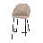 Osbourn Counter Stool with Metal Frame