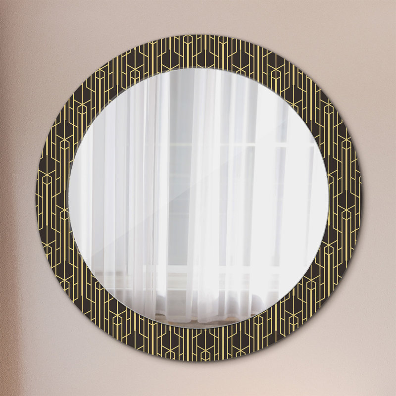 Huldar Glass Flat Wall Mirror, 70cm H x 70cm W