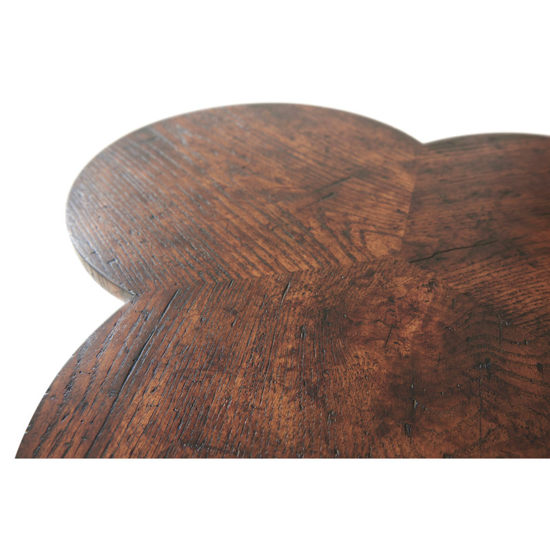 Victory Oak Black & Light Brown Free Form End Table