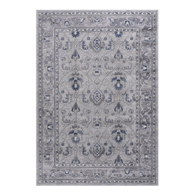 Tapis de jeu gris / bleu / pour chambre de bébé 5X7