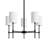 Millie 5 - Light Shaded Classic Chandelier in Matte Black-914223871