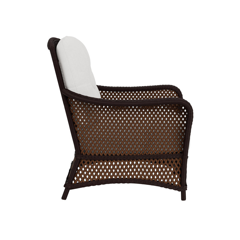 Grand Traverse Outdoor Lounge Chair, Caramel, Eberly II Spring