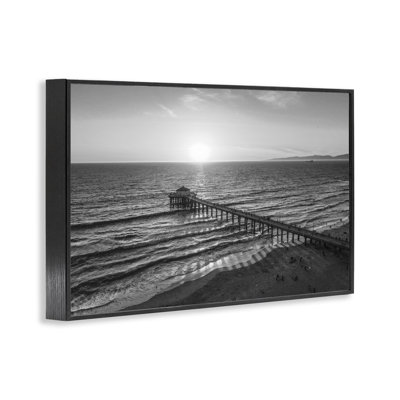 Serene Morning Pier Framed Giclee, design by Jeff Poe Photography