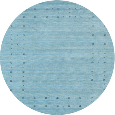 Tapis de zone bleu contemporain