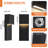 2 Packs Outdoor LED Wall Light Outdoor Indoor Integrated LED Wall Sconce