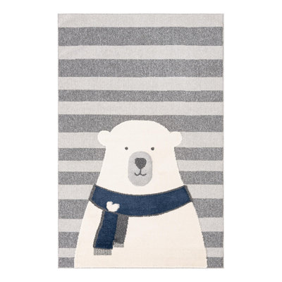 Unique Loom Snowman Whimsy Kids Rug