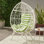 Wellingborough Egg Chair, Teardrop Chair With Water Resistant Cushion