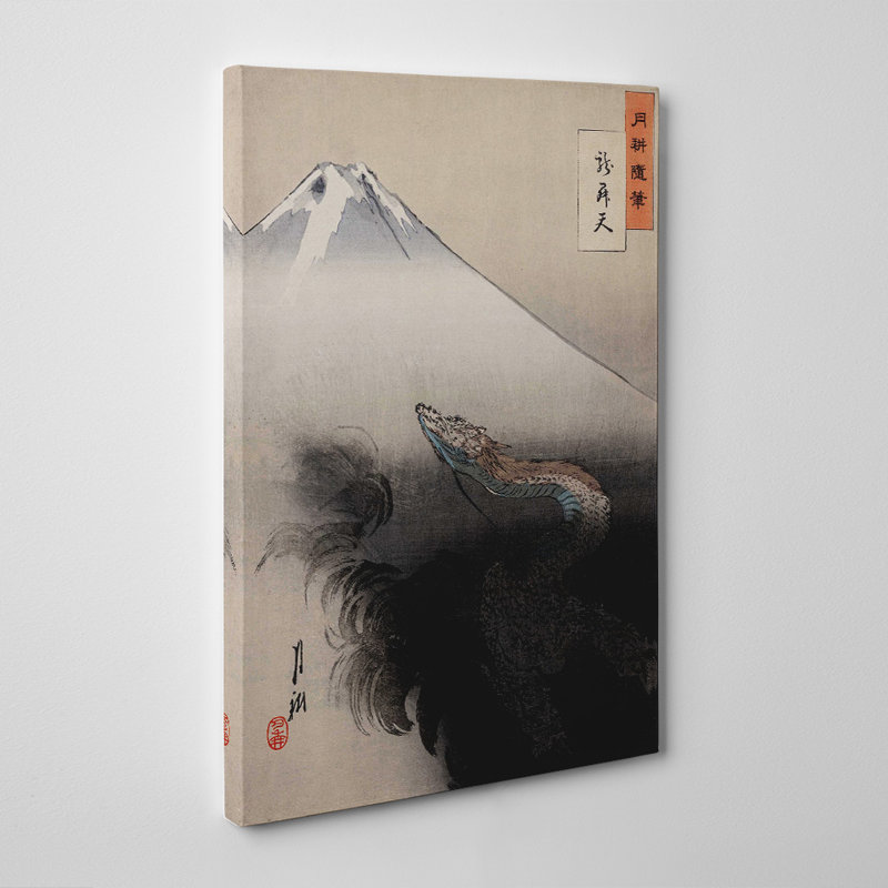 Oriental Japanese by Ogata Gekko - Wrapped Canvas, 76cm H x 50cm W