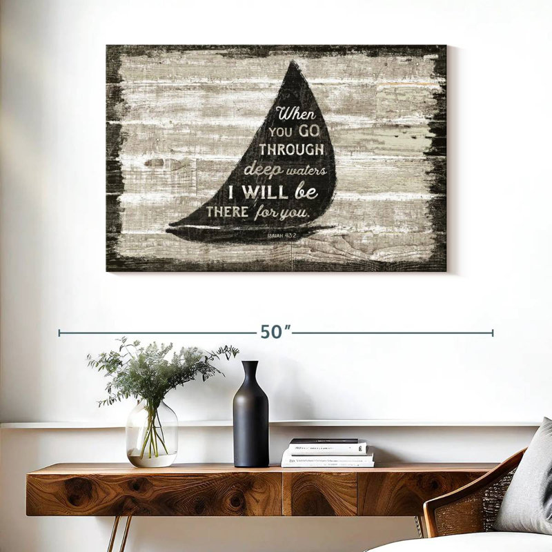 Driftwood Coast Scripture I, 26" H x 39" W