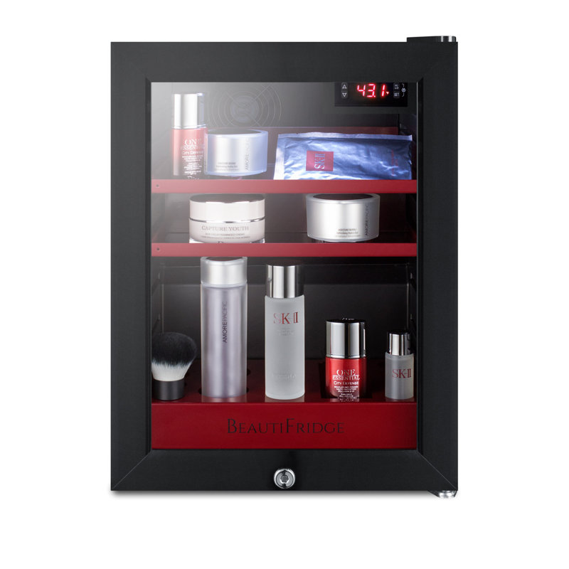 Summit Appliance 0.85 Cubic Feet Countertop Mini Fridge, Ruby Red