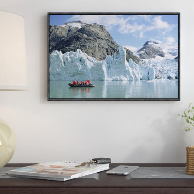 " Tourists At Glacier "