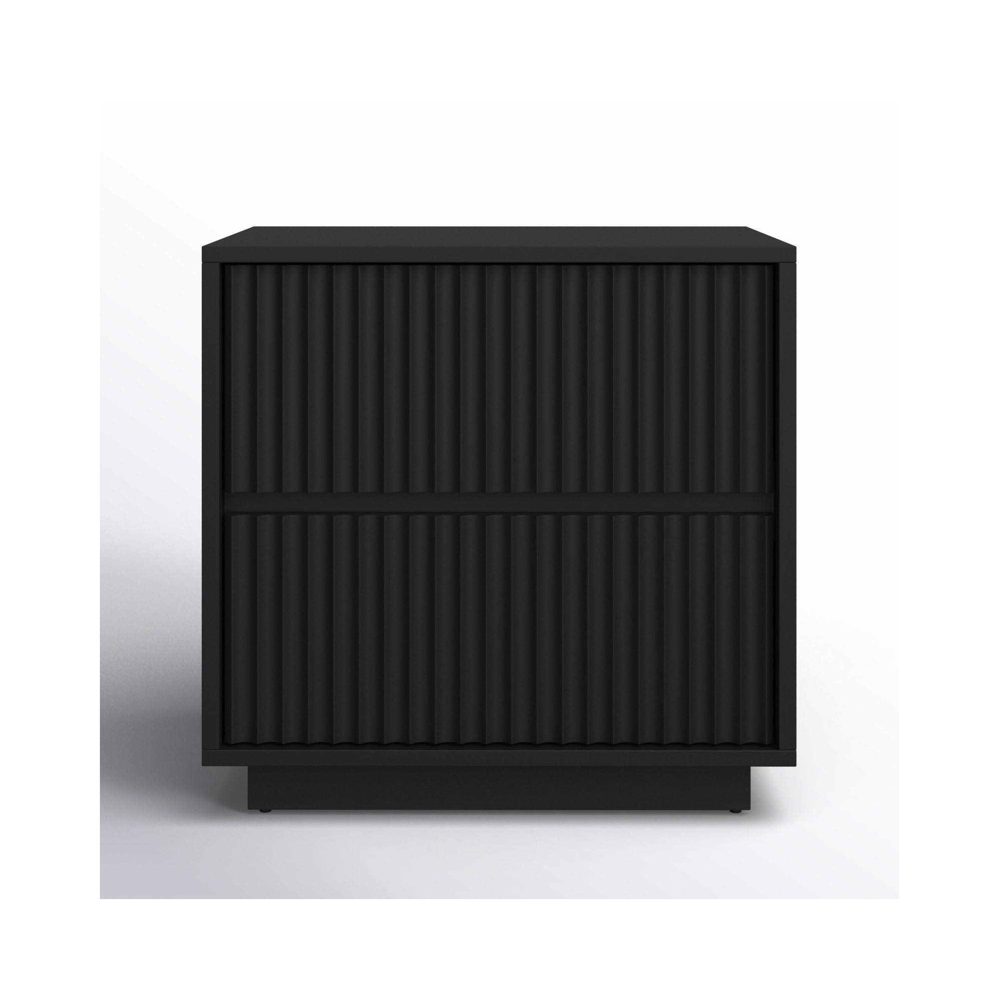 Paloma 2 - Drawer Nightstand, Black