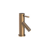 East Linear Single Hole Bathroom Faucet with Drain Assembly