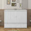 Grand lit escamotable avec port USB et tiroir