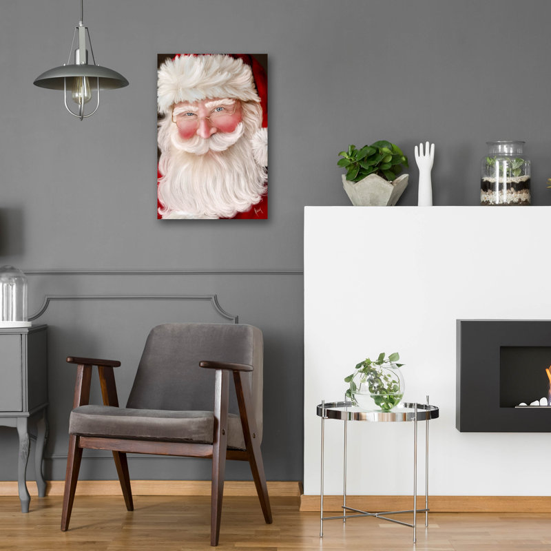 «Merry And Bright» par Ashley Bradley, art mural en verre acrylique, H 24 po x l 16 po
