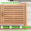 Solid Wood, Resin Outdoor Bench