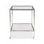 Maitland Smith Glass End Table