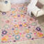 Geomar Tufted Silver/Pink Area Rug-28136958