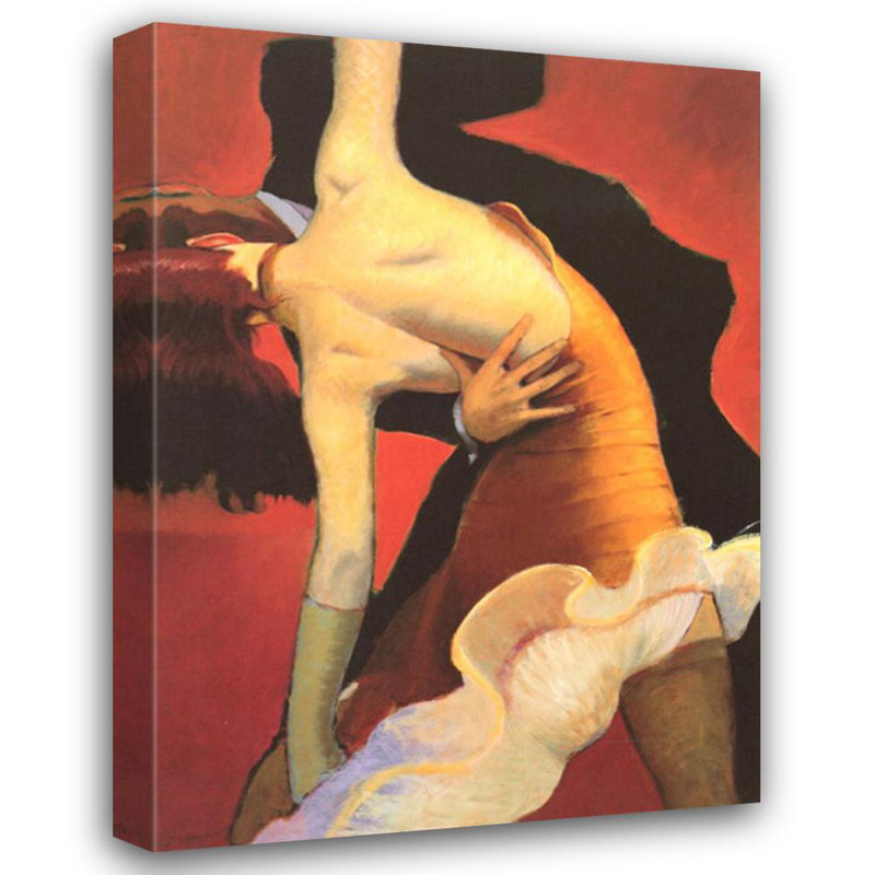 La robe dorée, H 24 po x l 18 po