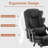 Mavery 500LBS Executive Chair with Headrest Footrest Lumbar Pillow-989619574
