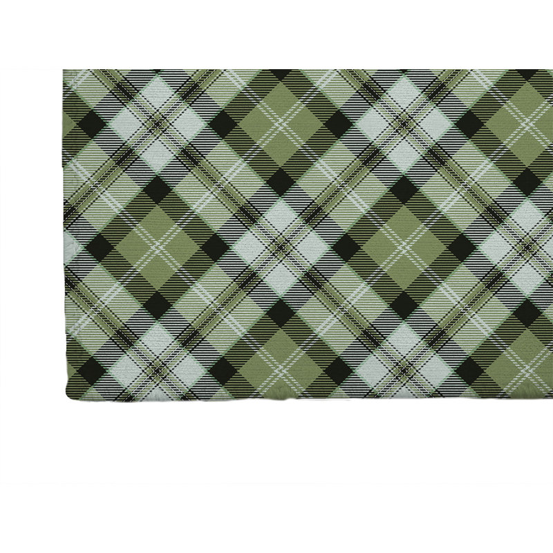 Tapis de bureau Anthony, L 3 pi x L 2 pi, Vert, gris anthracite