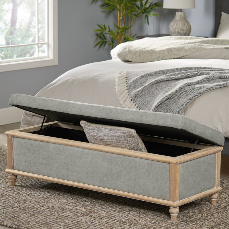 Gris rustique avec cadre exposé - présente un style unique, un attrait fonctionnel et un rangement