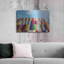 «Glass Rainbow», art mural en métal-1029726831