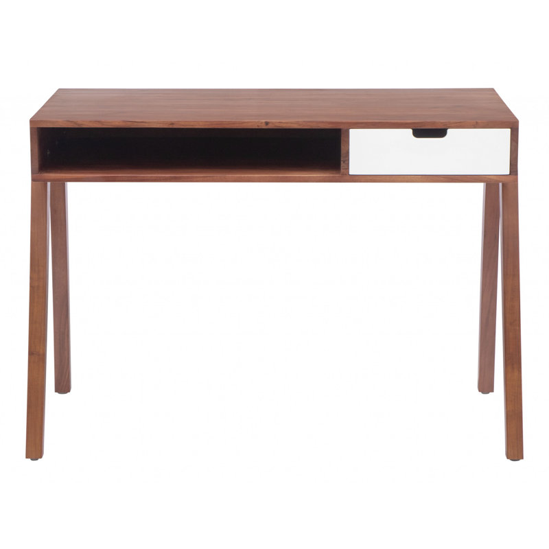 Aliciamarie Solid Wood Top Writing Desk