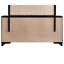 Commode 8 tiroirs, commode de rangement, noir