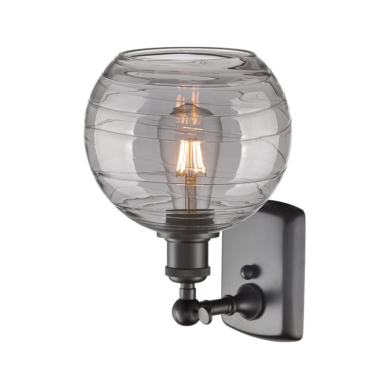 Metter 1 - Light Single Globe Pendant 8SM, Oil Rubbed Bronze