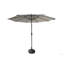 Parasol d'extérieur 9 'en aluminium pour patio