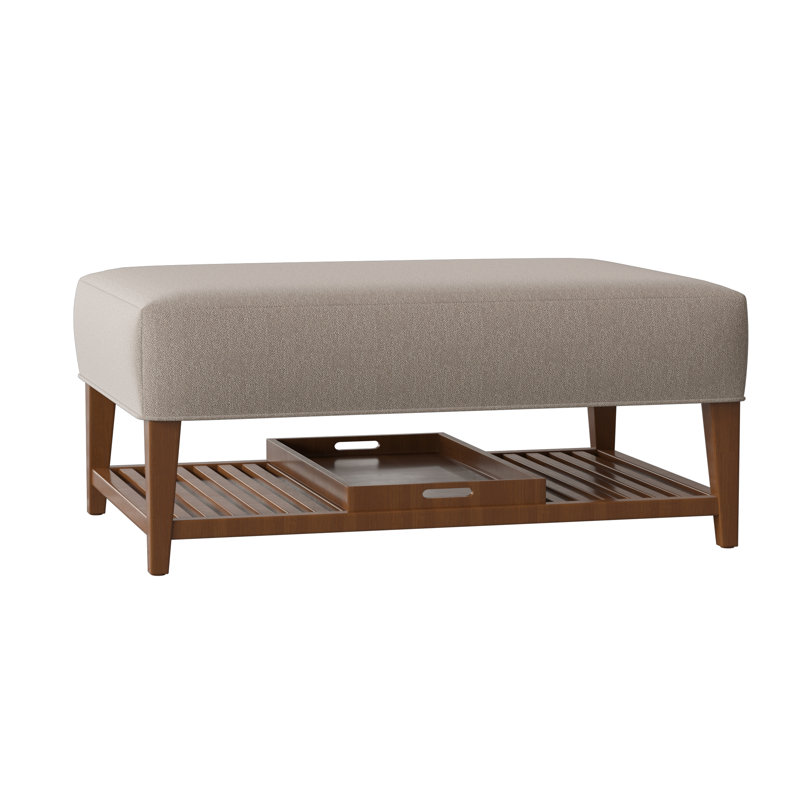 Carly Ottoman, Pecan, Peyton Navy Performance Twill
