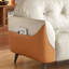 Canapé en tissu de technologie moderne blanc et orange de couleur assortie pour le salon-129600799