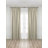 Muskell Cotton Blend Semi Sheer Curtain Pair-1153310322-1153310321