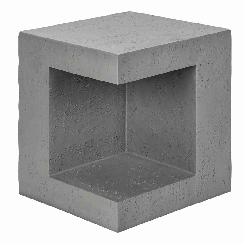 Modern Concrete End Table