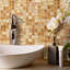 Celestial 0.8" x 0.8" Glass Grid Mosaic Wall & Floor Tile-1304158419