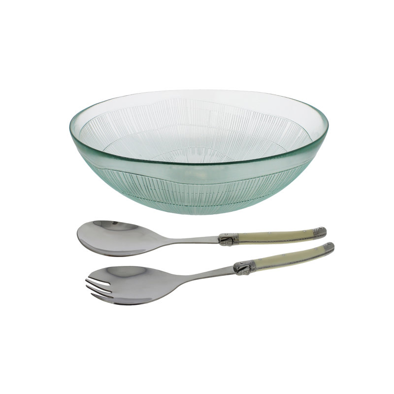 Latitude Run® Lindell Serving Bowl, Clear